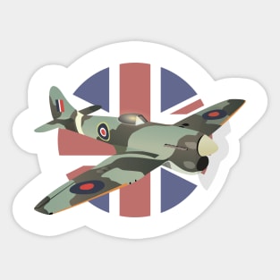 Hawker Tempest British WW2 Airplane Sticker